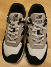 New Balance 574 ML574CB2 Herren Sneaker Grau Schwarz Nubuk EUR 43 US 9,5 9½ UK 9