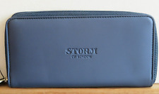Portemonnaie Geldbörse - Marke Storm London - Leder - dunkelblau - neu - groß
