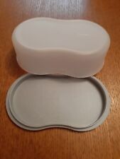 Tupperware C53 Butterdose Butterperle Laibwächter Grau weiß Perle neuwertig