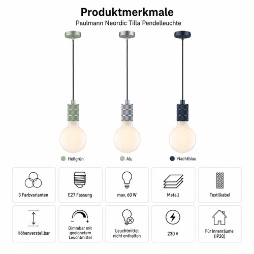 Paulmann neordic tilla - paulmann,