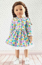 Puppenkleidung  Sommerkleid