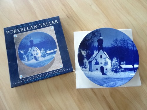 Porzellan teller mittenwald - teller,