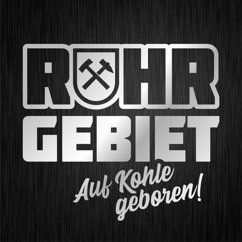 Ruhrgebiet auf kohle - auf, geboren