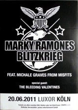BLITZKRIEG - 2011 - Marky Ramones - Misfits - In Concert Tour - Poster - Köln
