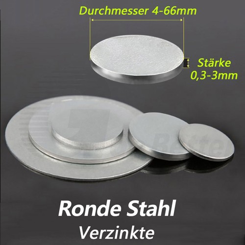 Ronde stahlplatte rund stärke - ronde,
