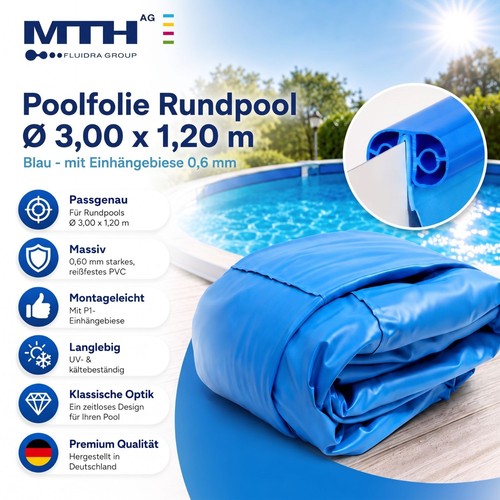 Pool innenhülle ersatzfolie - pool,