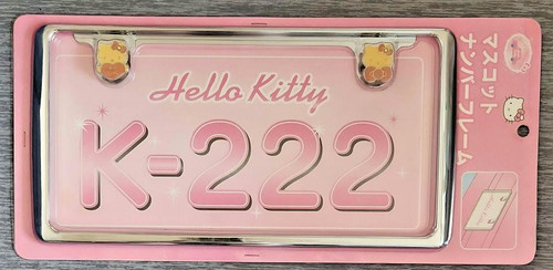 Hello kitty kennzeichenkappen - hello,