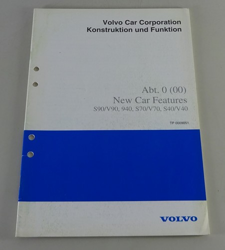 Werkstatthandbuch volvo v - volvo, s/v