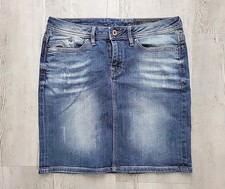 kurzer Jeans Rock von edc in Gr. 34 destroyet 