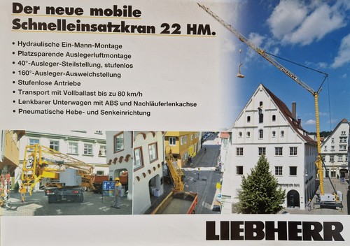Liebherr kran der - kran, neue