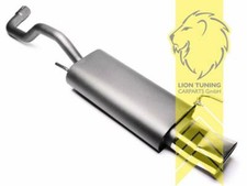 Sportauspuff Endschalldämpfer für VW Polo 6N 6N2 135x75mm