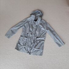 Bonprix Jacke Übergangsjacke Kurzmantel Gr.38 Hellgrau Damen Kapuze