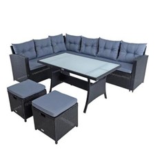 Polyrattan Essgruppe Lounge