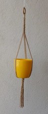 Blumenampel, Baumwollseil, Blumentopfhalter, Hängeschaukel 80 cm