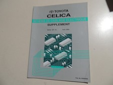 Toyota Celica T23 ZZT 230 231 08.2002 Schema de cabelage electrique supplement