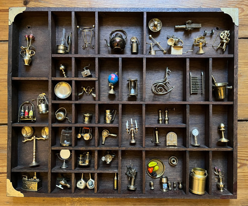 Retro vintage miniaturen - retro,