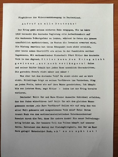 Flugblatt der - flugblatt,