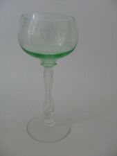 Uranglas Weinglas um 1920 Sammler Selten Antik wine glass verre à vin 