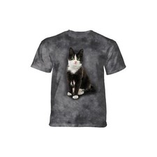 The Mountain Erwachsenen T-Shirt  "Black & White Cat"