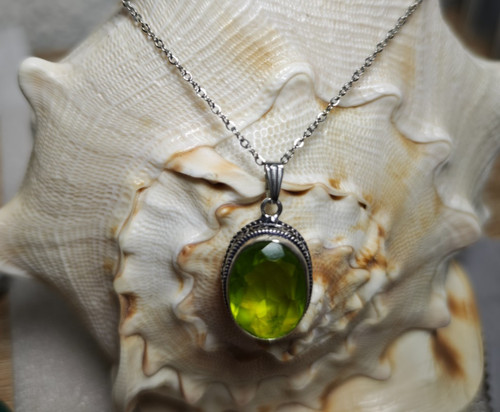 Vintage peridot handarbeit - vintage,