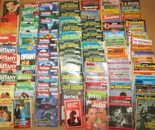 100 Romane, alles gemischt z.B. Liebe Erotik Rhodan Western Sinclair Krieg po795