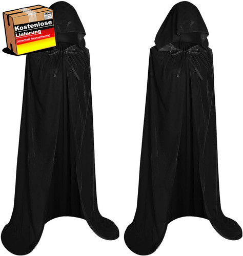 Schwarzer umhang für - schwarzer,