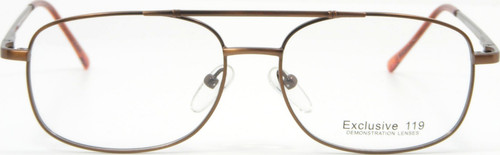 Exclusive 119 brown - exclusive, metall