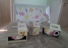 Tchibo Set Tablette, Becher,Milchkaffeetasse und Schüsseln