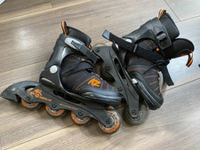 K2 MERLIN-BOYS, Kids Inliner - Gr. 32 - 37, verstellbar, schwarz-orange