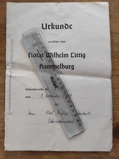 Alte urkunde 1949 - urkunde, 1949/50