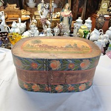 Große antike handbemalte