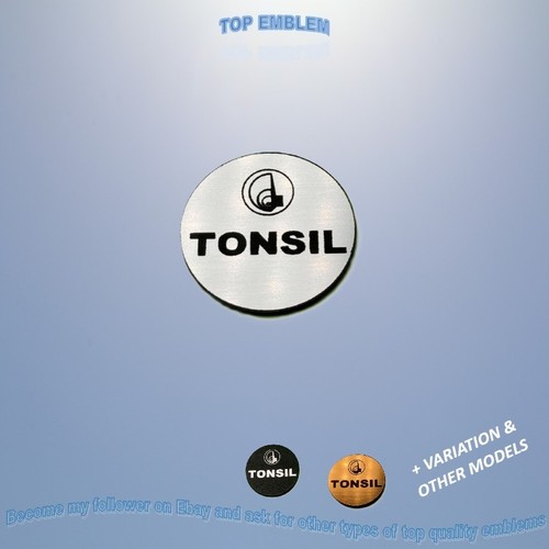 Unitra tonsil 30mm badge - tonsil,