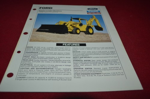 Ford traktor 755b - traktor, heckbagger