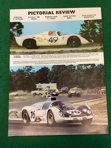 Sebring stunden porsche 910 - stunden,