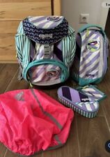 Ergobag Schulrucksack Schulranzen Pack Set Rucksack Geldbörse Mappe Regenschutz