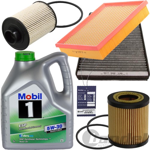 Filterset mobil1 esp - filterset+5l, 5w-30