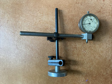 KÄFER Messuhr 0,01mm,  Mini-Magnet Messstativ mit Magnetfuß, Messuhrhalter 