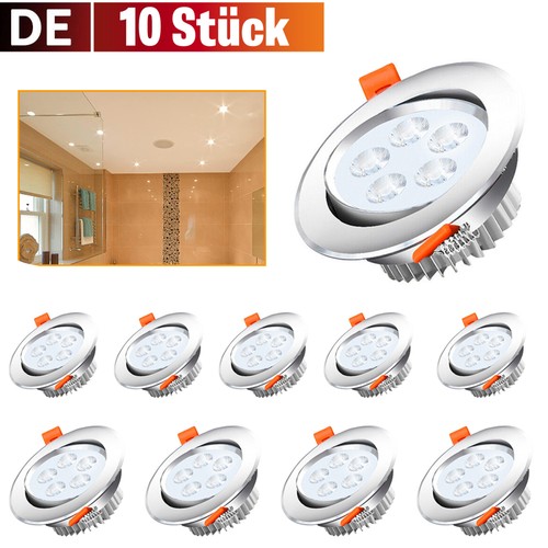 Led einbauleuchte 10x - einbauleuchte,