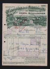 HADMERSLEBEN, Rechnung 1940, Herm. Schildener Mühlenwerke für Gries-Erzeugnisse