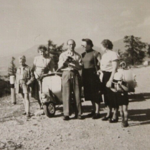 Foto 1954 rossfeld - rossfeld, piaggio