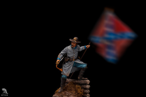 Confederate standard bearer - confederate,