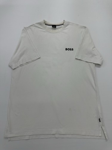 Boss herren shirt - weiß, logo