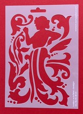 Schablone - A5 Statue Figur  HS SB 23 Heike Schäfer - gebraucht