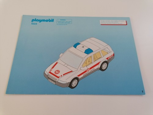Playmobil 4223 nur bauplan - nur,