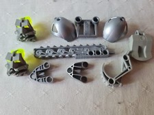 Lego Technic Bionicle 10 Ersatzteile in Silber und Grau