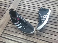 Adidas NEO Turnschuhe Sneaker Schnürschuhe Schuhe schwarz weiß 40,5
