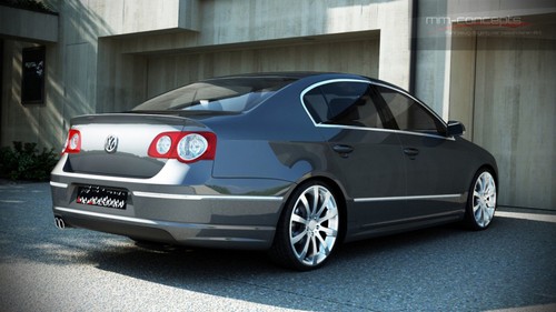 Heckansatz für passat - vw, r
