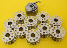 Spulenkapsel + 10 Spulen für Privileg Nähmaschinen mit CB Greifer