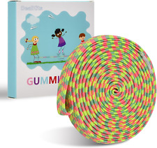 Gummitwist Kinder Spiel Hüpfgummi Gummiband Springseil 4m Anleitung Geschenk