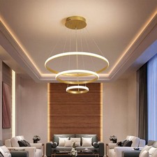  Ringen Moderne LED Hängelampe Esstisch 120W Pendelleuchte Dimmbare